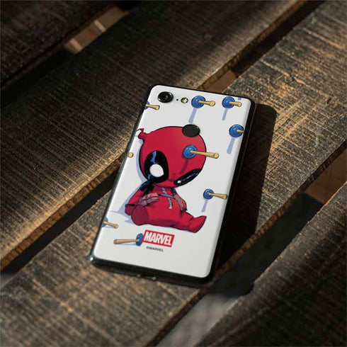 Marvel Deadpool Babypool Playing Google Pixel 3 XL Skin